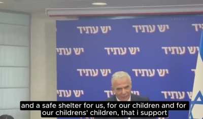 Israeli 'opposition leader' Yair Lapid: 