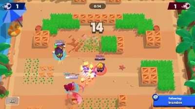 Carl’s gadget allows him to score through walls