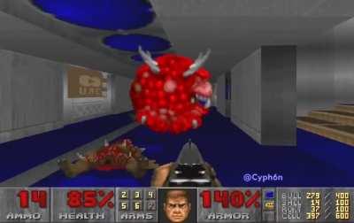 Doomguy gets roasted caw caw