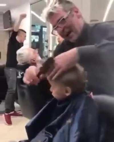Just barbers being Bros