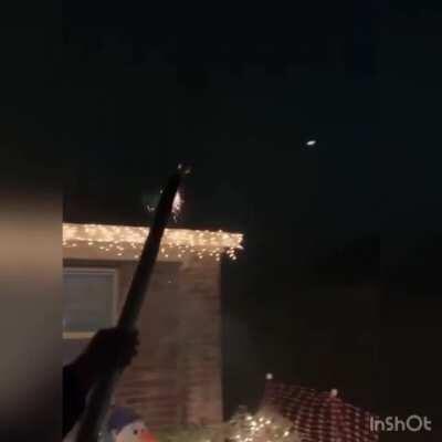 And there goes a $2,000 drone