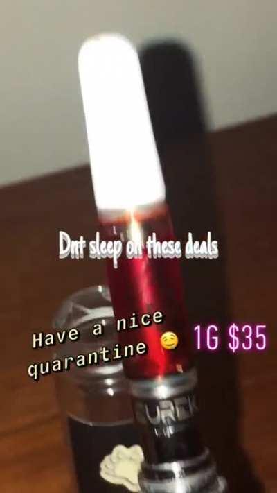 Never seen more obvious boof. Posted by a plug who apprently sells to ppl who dont know about carts. Smh. “Cherry limeade”, cherry pesticides