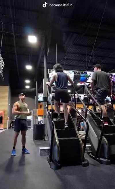 Make sure to share the gym equipment