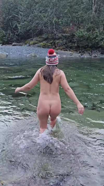 Time for a naked cold plunge