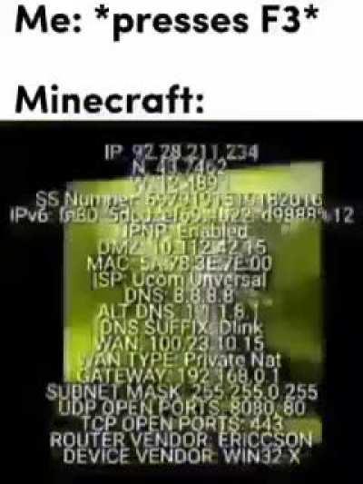 Minecraft when