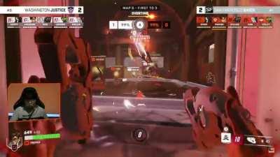 Proper's FLAWLESS pulse bomb onto Doomfist Meteor Strike