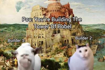 “Uh.. I just ask if I can borrow your hammer”