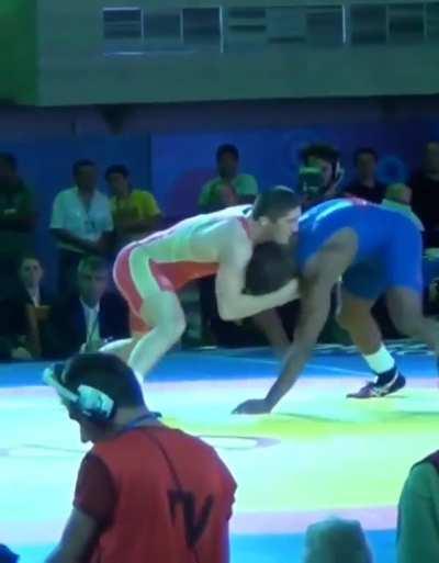 Let me try to smack the best wrestler in the world what could go wrong.