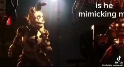 When the sniper gets springlocked instead of william afton: