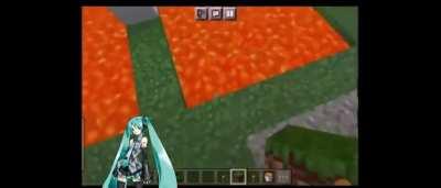 if hatsune mikku had minecraft bedrock edition