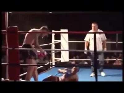 I think the tall guy lost... i’m not sure