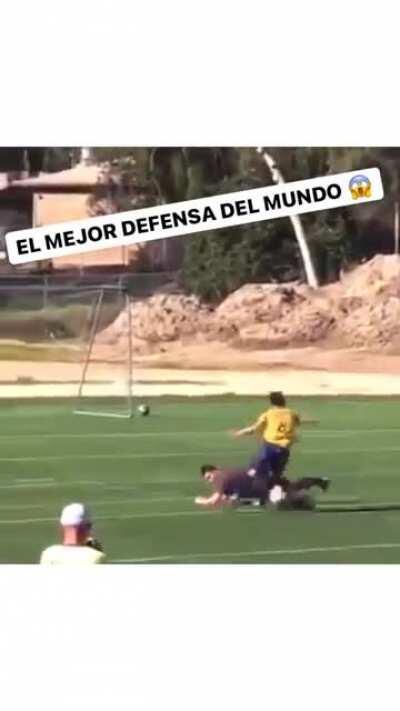 Así se defiende papá!! 💪