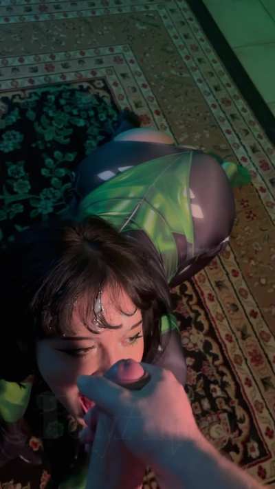 She’s the best at taking facials