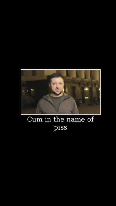 Cum in the name of piss