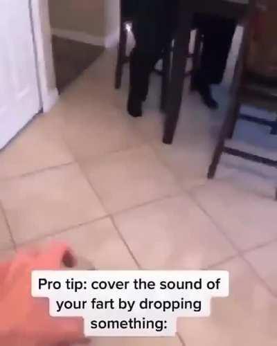 to cover the sound