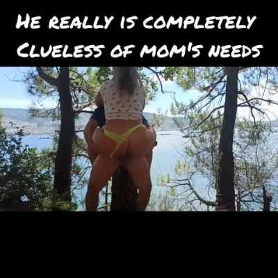 At the lake dad rides his boat... Mom rides my cock