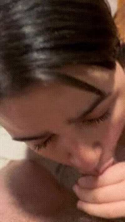 This pov was right before he started titty fucking me as I was expressing milk from my tits 💦🤭