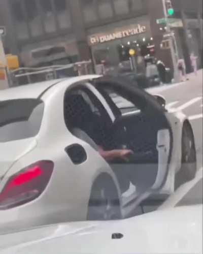 Getting your foot run over and damaging your friends car? Oh, I wish all TikTok dances ended like this.