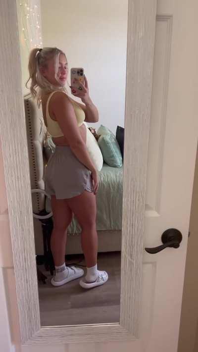 My snapchat friends had me put my hair up like this