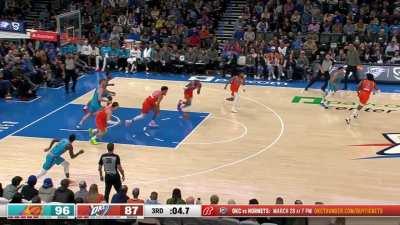 [highlight] SGA with the steal and finish at the buzzer!