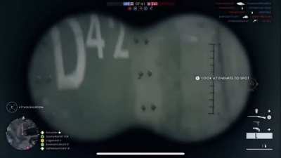 Good eyesight, soldier.
