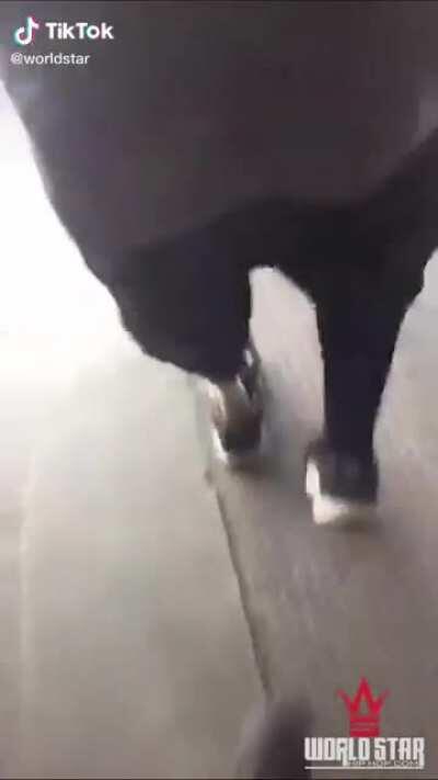 Nigga fell like he shit himself