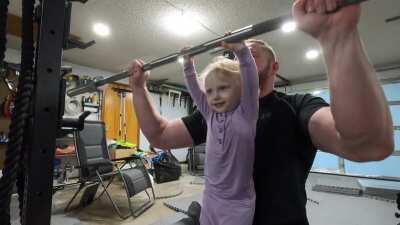 Enjoy this father being involved in his kids life