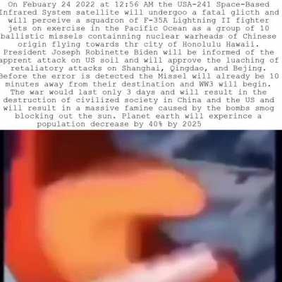 DO not be afraid little ones