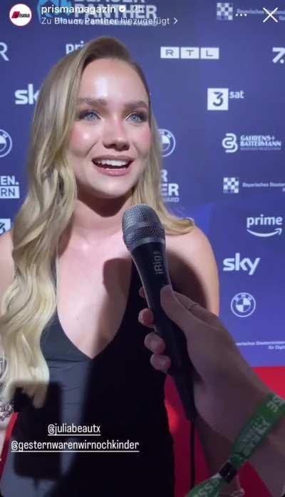 Interview mit dem Prisma Magazin beim „Blauer Panther Award“