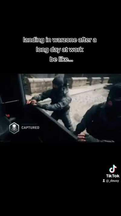 When ur hyped to get some dubs after work but Warzone says not today, not today❤