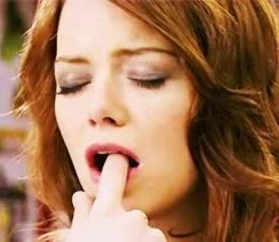 Emma Stone offering up her mouth