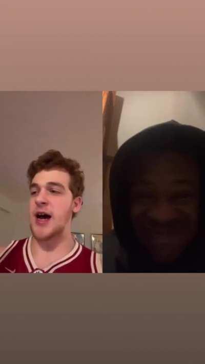 Racist gets called out by Christian.