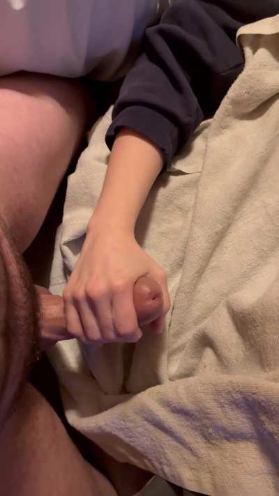 He wants to cum so bad.