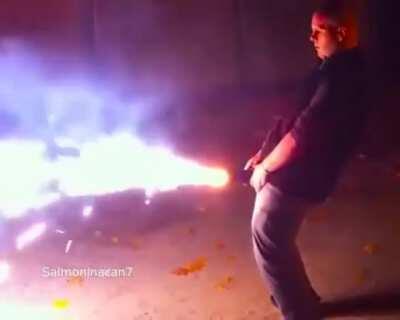 WCGW... Putting fireworks in your pants
