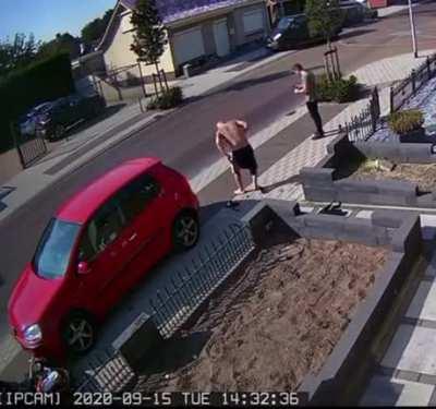 Lucky he didn't get impaled