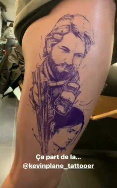 Amazing tattoo by @kevinplane_tattooer posted on @bsatattoo story on Instagram