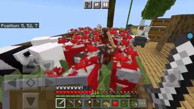 Natural generated brown mushroom