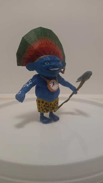 3D-Printed and Painted Simba Chief