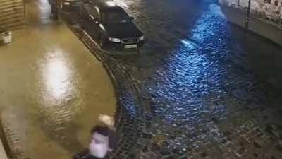 When you reach the world border limit