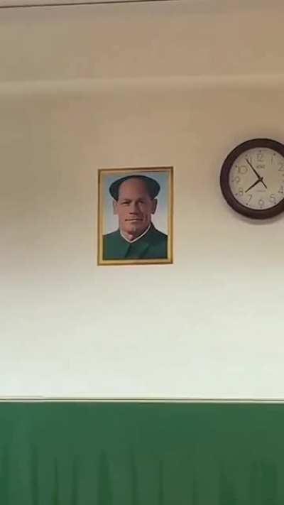 Why did they hang an empty photo frame