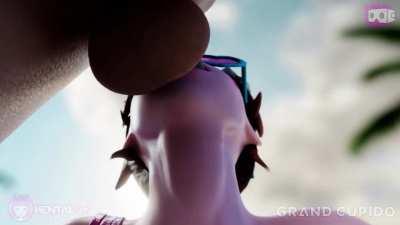 Dva Deep Throat (HentaiVR / Grand Cupido) [Overwatch]