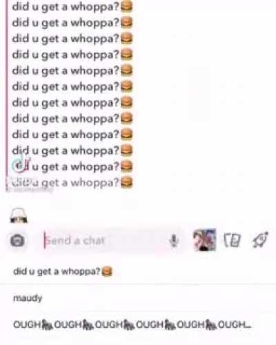 Did you get a whoppa?🍔