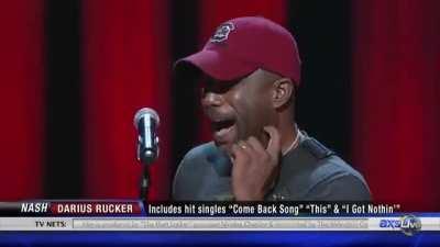 Darius Ruckers reaction when finding out he is being invited to become a member of the Grand Ole Opry which is considered one of country music's crowning achievements.