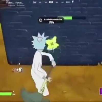 Oh no Fortnite Rick?!
