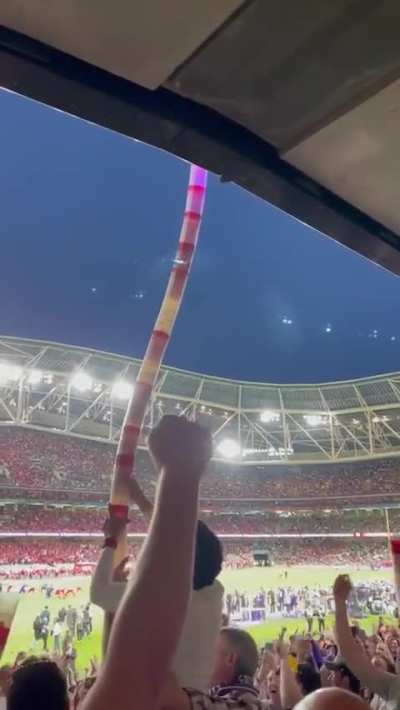 So What happens when there’s free drink at the Aviva Stadium in Dublin