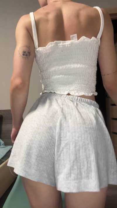 my butt ate my tiny thong