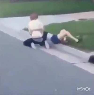 STOMPED and face plastered with vicious kicks