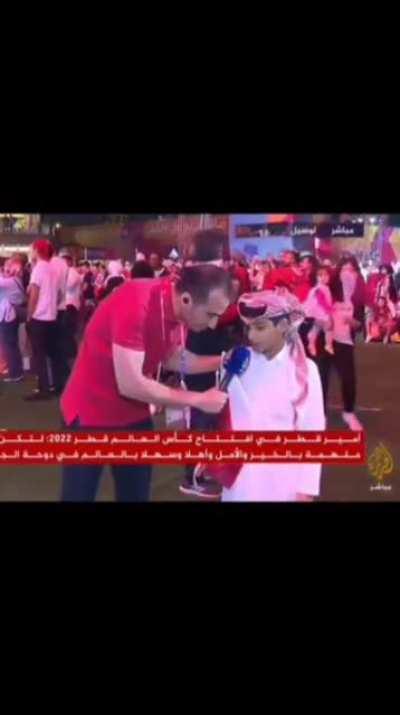 Thoughts of a Qatari child on the fanzone