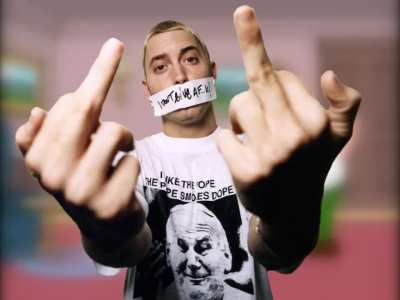 Slim Shady drops a diss track against The Freakin FCC