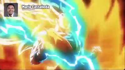 Super saiyan 4 scream in Spanish (latin) by Mario Castañeda.